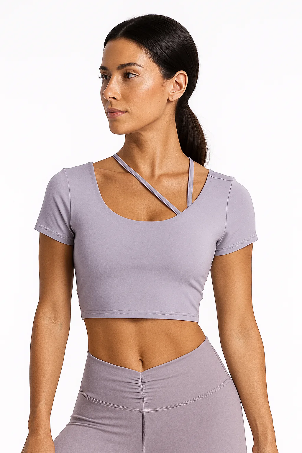 20250819_1410_Lilac Sports Top Display_remix_01k31mv65necvtaq52thasgy2w