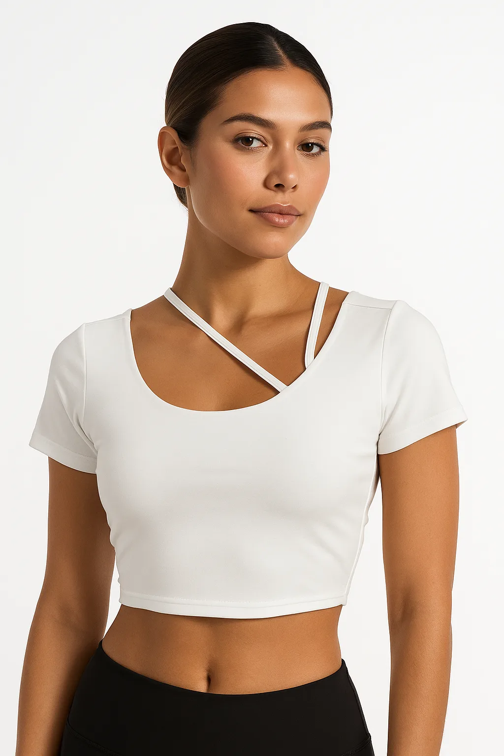 20250819_1410_White Cropped Sports Top_remix_01k31mvfn8emb8jqw0bt3h6240