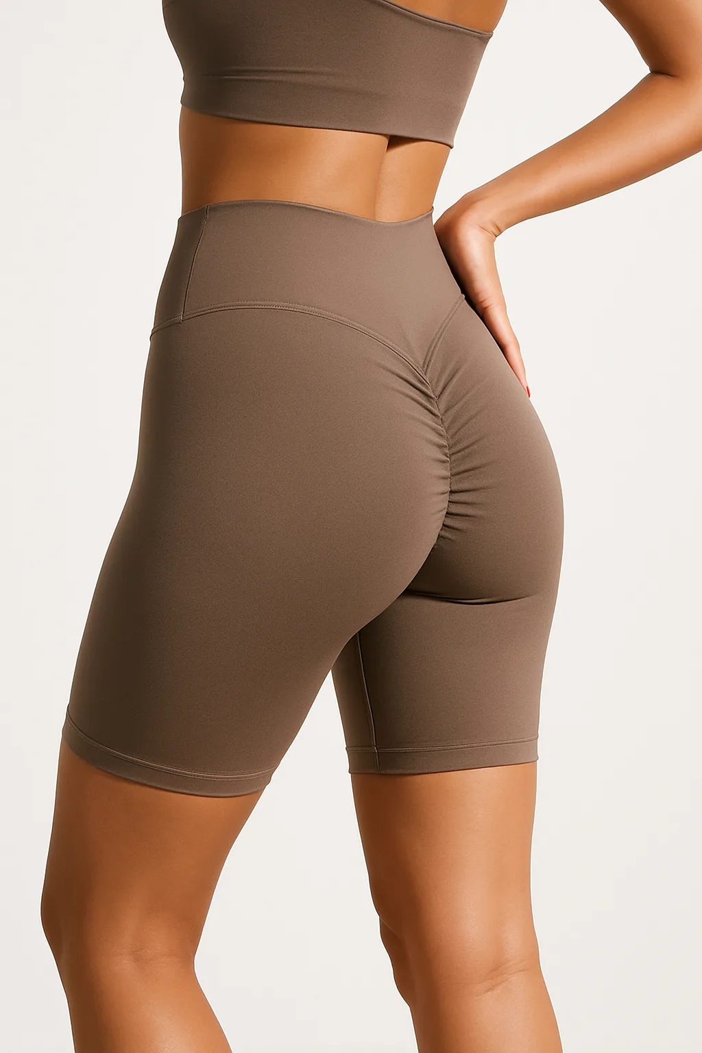 20250818_1540_Taupe Biker Shorts_simple_compose_01k2z7nyj1fkgrwxcc2r72pecz
