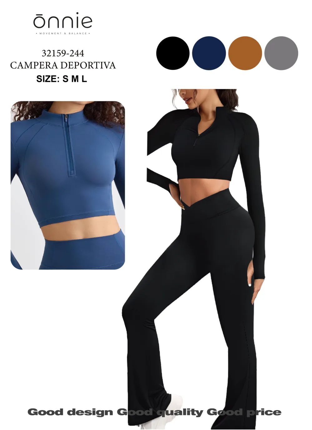 Crop Zipper