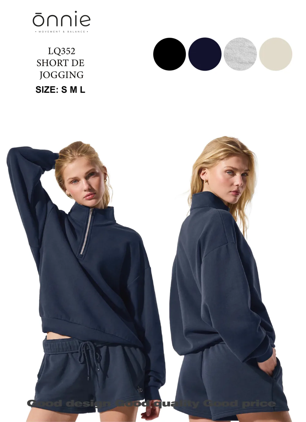 SHORT SERENE ZIP